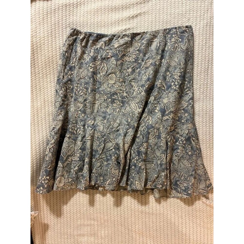 Chaps Floral Midi Skirt